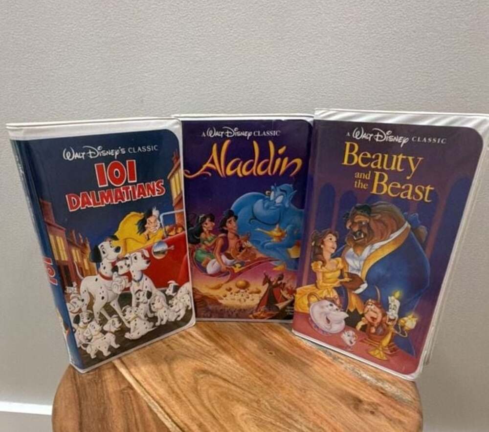 Walt Disney Classics Black Diamond VHS Lot of 3